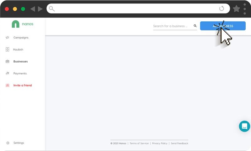 create a business profile on nanos